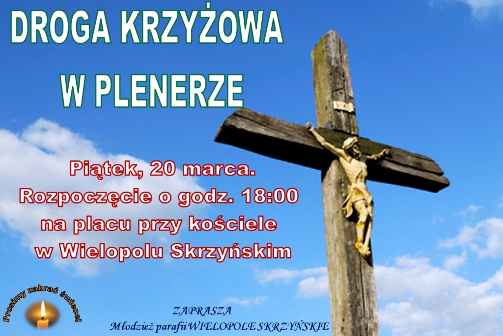 Droga Krzyżowa plener - plakat